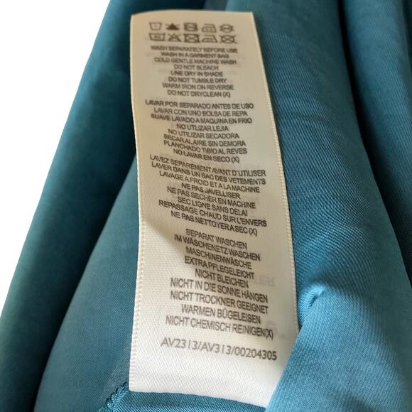 Loralette Embroidered Insert Sleeveless Top Size 3X NWT Teal Blue Boho Tank - Picture 13 of 14